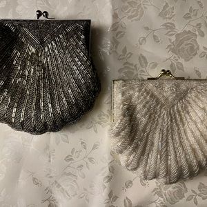 Beaded Seashell Clutches